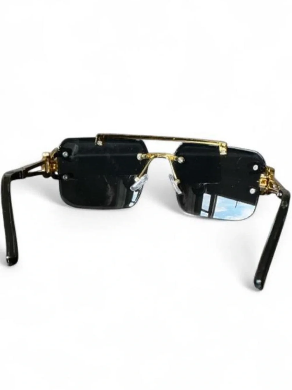 Black and Gold Sunglasses